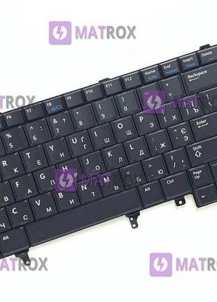 Оригинальная клавиатура для dell latitude e5520, e5520m, e5530, e6520, e6530 series, ru, black, подсветка