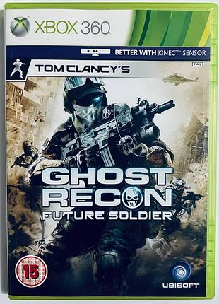 Tom clancy's ghost recon: future soldier, б/у, русская версия - диск для xbox 360