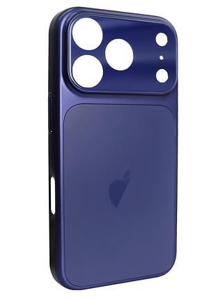 Чохол syndee tpu magsafe протиударний для iphone 14 pro max темно-синій
