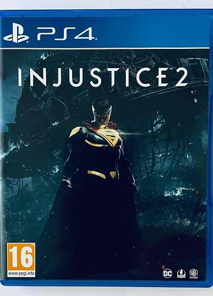 Injustice 2, б/в, російські субтитри - диск для playstation 4