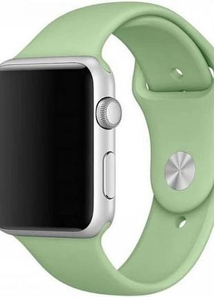 Силіконовий ремінець silicone sport band для годинника стильний аксесуар для спорту та активного відпочинку avocado