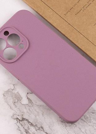 Силиконовый чехол silicone silk full camera protective (aa) no logo для iphone 16 pro max (айфон 16 про макс ), матовая накладка 3