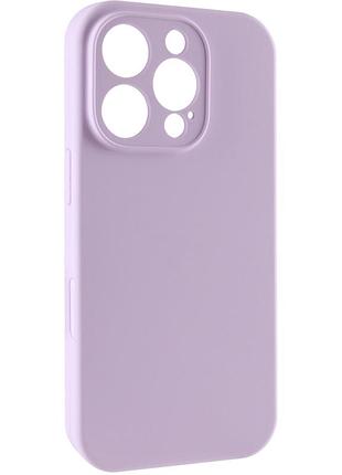 Силиконовый чехол silicone silk full camera protective (aa) no logo для iphone 16 pro max (айфон 16 про макс ), матовая накладка