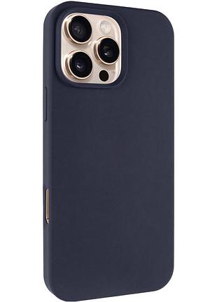 Чехол silicone case full protective (aa no logo) для apple iphone 16 pro, кейс без логотипа, надежная защита корпуса и камер