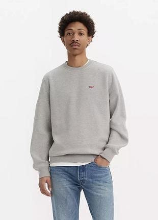Світшот чоловічий levi’s classic сірий, розмір xl