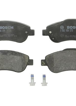 Комплект гальмівних колодок передні bosch 986494379 honda cr-v ii, cr-v iii, cr-v iv 1.6d-2.4 09.01-