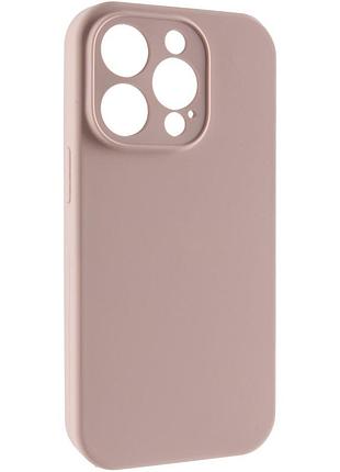 Силіконовий чохол silicone silk full camera protective (aa) no logo для iphone 15 pro (айфон 15 про), матова накладка soft touch з