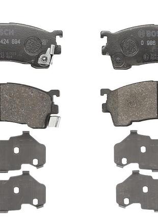 Комплект гальмівних колодок передні bosch 986424694 mazda 323 f v, 323 f vi, 323 s vi, 626 iv, 626 v, mx-6, premacy