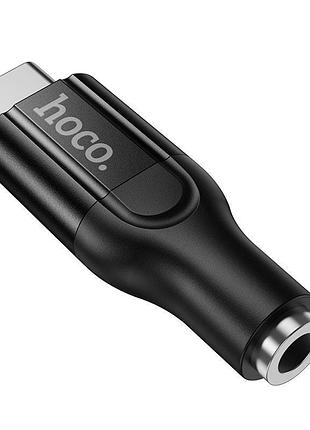 Переходник / адаптер наушников hoco upa35 type c to 3.5mm black