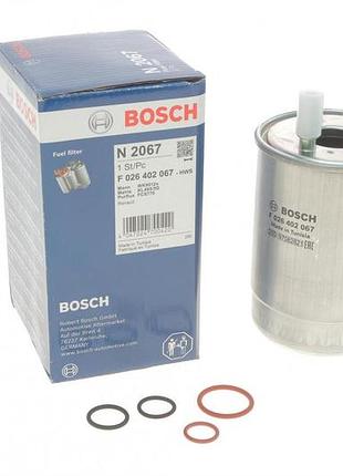 Топливный фильтр bosch f026402067 renault espace iv, fluence, grand scenic iii, laguna, laguna iii, latitude, megane iii