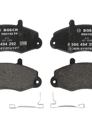 Комплект гальмівних колодок передні bosch 986494292 ford transit, transit tourneo 2.0-2.9 01.91-12.00