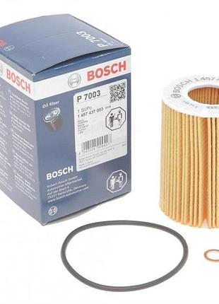 Масляний фільтр bosch 1457437003 bmw 3 (e36), 3 (e46), 5 (e39), 5 (e60), 5 (e61), 7 (e38), 7 (e65, e66, e67), x3 (e83)