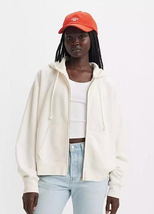 Жіноче худі на блискавці з капюшоном levi’s розмір xs