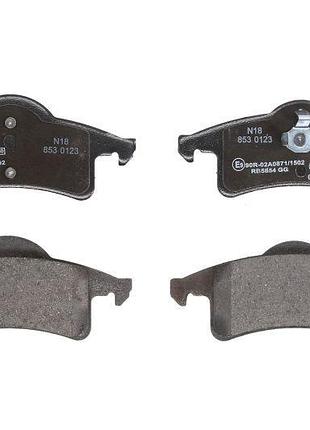 Комплект тормозных колодок задние bosch 986424665 (с замком с шумопоглощающей пластиной), jeep cherokee, grand