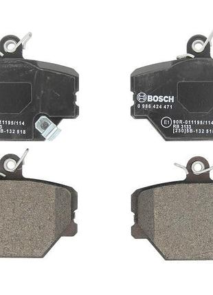 Комплект тормозных колодок передние bosch 986424471, smart cabrio, city-coupe, crossblade, fortwo, roadster 0.6-electric 07.98-