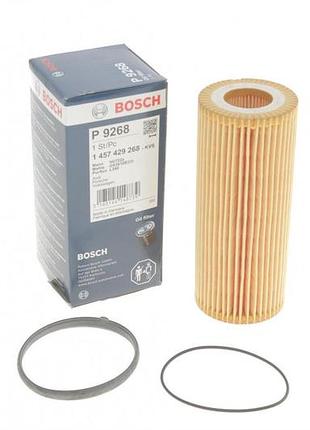 Масляний фільтр bosch 1457429268 audi a4 b7, a4 b8, a5, a6 allroad c6, a6 allroad c7, a6 c6, a6 c7, a7, a8 d3, a8 d4, q5, q7