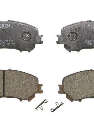 Комплект тормозных колодок передние bosch 0986494720, nissan qashqai ii, x-trail, x-trail iii renault kadjar, koleos ii