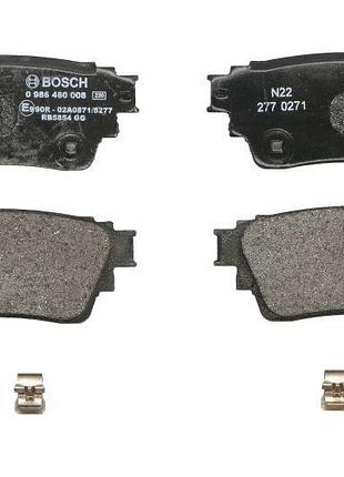 Комплект тормозных колодок задние bosch 0986460008, mitsubishi eclipse cross, outlander iii 1.5-3.0 08.12-