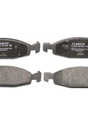 Комплект тормозных колодок передние bosch 986424666 jeep grand cherokee ii 2.7d-4.7 10.98-09.05