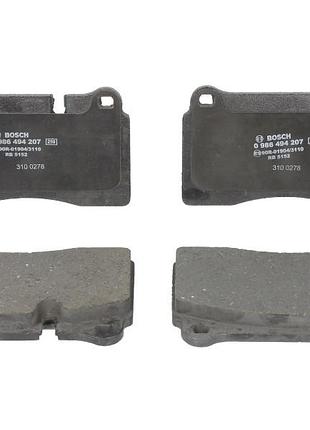 Комплект гальмівних колодок bosch 986494207 передні , audi a3, tt chevrolet corvette cupra ateca, formentor, leon
