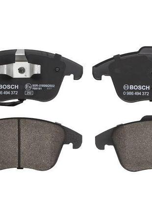 Комплект гальмівних колодок передні bosch 986494372 audi q3 seat alhambra vw passat b7, sharan, sharan/minivan