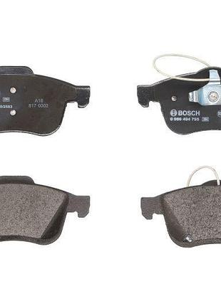 Комплект гальмівних колодок передні bosch 0986494795 fiat doblo, doblo cargo lancia delta iii opel combo