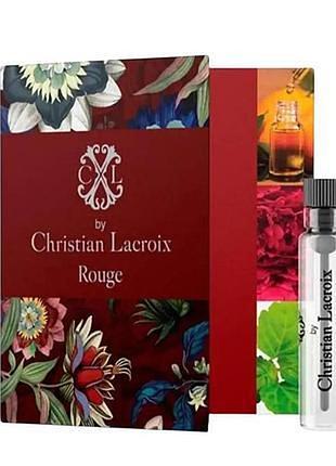 Пробний зразок парфумерної води avon christian lacroix rouge, 0,6 мл