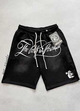 Шорты hellstar sweatshorts black оверсайз хеллстар l