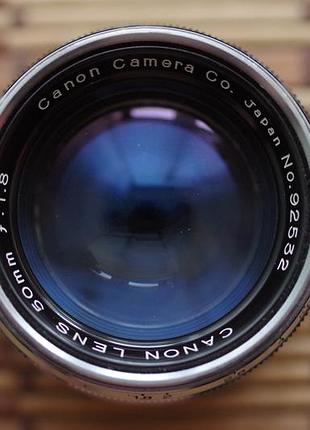Далекомірний об'єктив canon 1.8 50 mm ltm різь м39