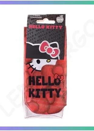 Шкарпетки hello kitty cachee червоні для дітей 36-41 унісекс повсякденні дихаючі шкарпетки sku_17890735-1