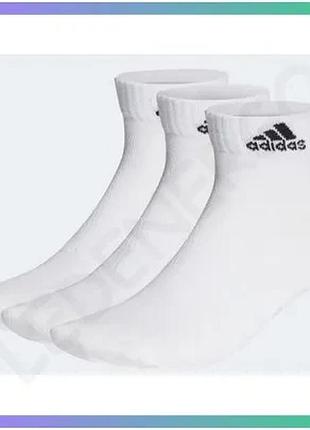Шкарпетки adidas t spw ank 3p белые черные унисекс 37-39 три пары для повседневного использования sku_ht3468