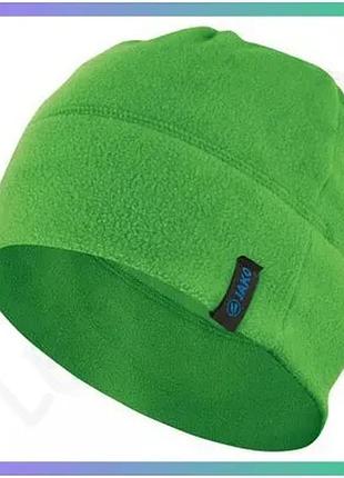 Шапка jako fleece cap зеленая унисекс из микрофлиса для спорта и активного отдыха sku_1224-22