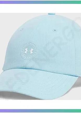 Кепка under armour ua w iso-chill armourvent adj блакитна для жінок спортивна стильна кепка one size sku_1383445-494