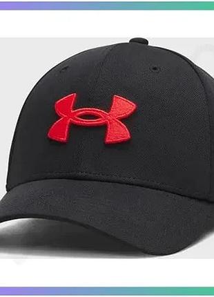 Кепка under armour m blitzing чорна m/l спортивна кепка для чоловіків дихаюча текстильна кепка sku_1376700-005