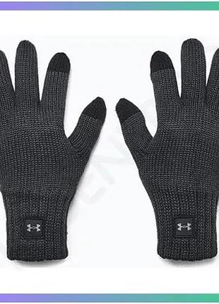 Рукавички under armour halftime wool glove чорні чоловічі l/xl для зимових активностей та спорту sku_1378755-001