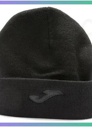 Шапка joma gorro чорна для дітей універсальна регульована спортивна шапка з поліестеру sku_400360.100