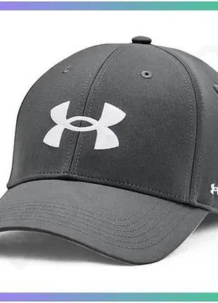 Кепка under armour m drive low adj сірий регульована чоловіча кепка для спорту класичний крій sku_1361547-012