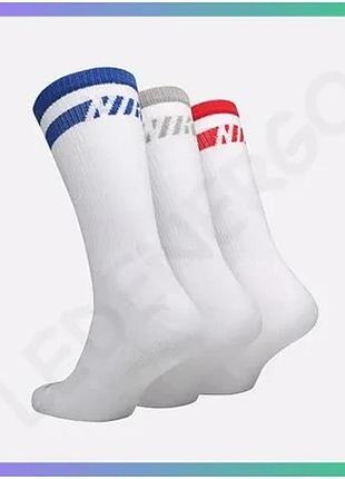 Шкарпетки nike u nk everyday plus cush crew 3pr білий мультиколор унісекс 38-42 для спорту та активног sku_cz0502-903