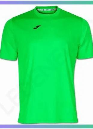 Футболка joma combi салатовий чоловіча m для спорту та тренувань футболка для активного відпочинку sku_100052.020