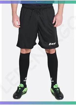 Шорти zeus short mida чорні чоловічі спортивні шорти для тренувань та відпочинку sku_z01264