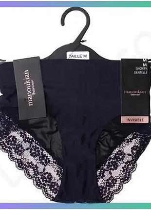 Трусы manoukian shorty-x1-femme синие xl женские из полиэстера и эластана для ежедневного использовани sku_19890192-5