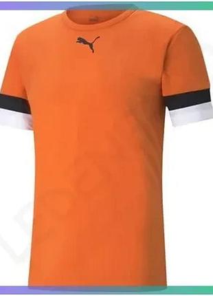 Футболка puma teamrise jersey оранжевая для мужчин xxl спортивная футболка для тренировки sku_704932-08