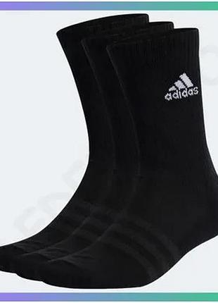 Шкарпетки adidas c spw crw 3p черные и белые унисекс размер 37-39 спортивные носки для тренировок sku_ic1310
