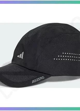 Кепка adidas runxadiz cap чорна для бігу унісекс перфорація climacool регульований ремінець sku_jd1160