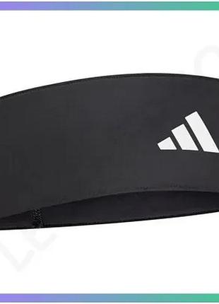 Повязка на голову adidas headband черная для женщин эластичная повязка для волос на тренировках sku_adac-16211bk-nl