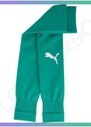 Гетры puma teamgoal sleeve sock зеленые для футбола унисекс 31-34 размер спортивные носки sku_706028-05