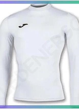Термолонгслів joma brama academy білий для дітей 4xs-3xs компресійна футболка спортивна одяг для спорт sku_101018.200