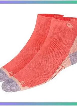 Шкарпетки asics road quarter червоні унісекс 35-38 спортивні легкі зносостійкі для бігу та тренувань sku_150224-0698