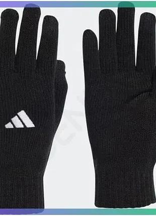 Рукавички adidas tiro l gloves черные унисекс для работы с сенсорными экранами трикотажные sku_hs9760