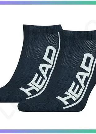 Шкарпетки head performance sneaker 2p unisex темно-синій спортивні шкарпетки для активного відпочинку sku_791018001-007